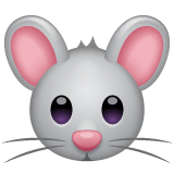 🐭 Cara de rato Emoji nos WhatsApp