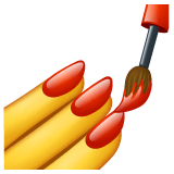 nail-polish Emoji whatsapp