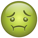 nauseated-face Emoji whatsapp