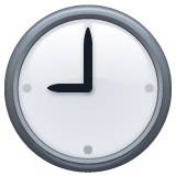 nine-oclock Emoji whatsapp
