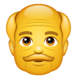 old-man Emoji whatsapp