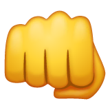 oncoming-fist Emoji whatsapp