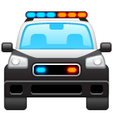 oncoming-police-car Emoji whatsapp