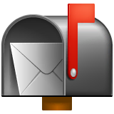 open-mailbox-with-raised-flag Emoji whatsapp