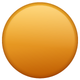 orange-circle Emoji whatsapp