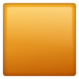 🟧 Orange Square Emoji on WhatsApp