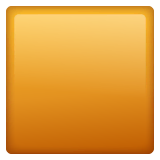 orange-square Emoji whatsapp