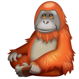 orangutan Emoji whatsapp