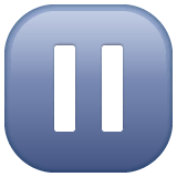 pause-button Emoji whatsapp