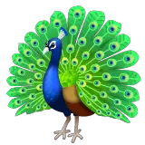 Peacock Emoji on WhatsApp