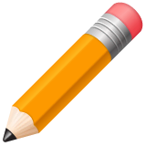 pencil Emoji whatsapp