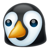 Penguin Emoji on WhatsApp
