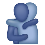 people-hugging Emoji whatsapp