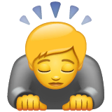person-bowing Emoji whatsapp