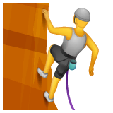 person-climbing Emoji whatsapp
