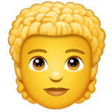 person-curly-hair Emoji whatsapp