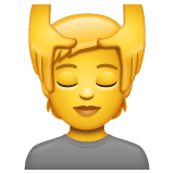 person-getting-massage Emoji whatsapp