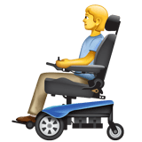 person-in-motorized-wheelchair Emoji whatsapp