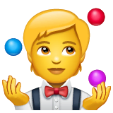 person-juggling Emoji whatsapp