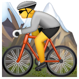 person-mountain-biking Emoji whatsapp