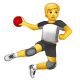 person-playing-handball Emoji whatsapp