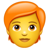 🧑‍🦰 Person: Red Hair Emoji on WhatsApp