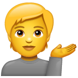person-tipping-hand Emoji whatsapp