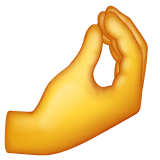 🤌 Pinched Fingers Emoji on WhatsApp