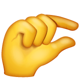 🤏 Pinching Hand Emoji on WhatsApp