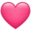 pink-heart Emoji whatsapp