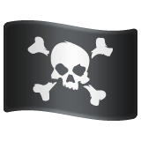 Bandeira pirata Emoji WhatsApp
