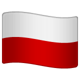 Bandera de Polonia Emoji WhatsApp