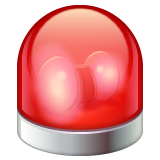 🚨 Rotes Blinklicht Emoji auf WhatsApp