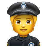 Police Officer Emoji on WhatsApp