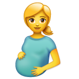 pregnant-woman Emoji whatsapp