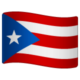 Flagge von Puerto Rico Emoji WhatsApp