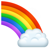🌈 Regenbogen Emoji auf WhatsApp