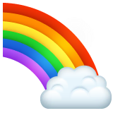 rainbow Emoji whatsapp