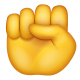 raised-fist Emoji whatsapp