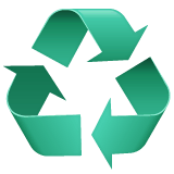 Symbole de recyclage Émoji WhatsApp