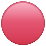 red-circle Emoji whatsapp