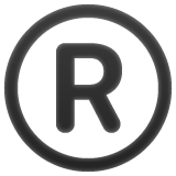 registered Emoji whatsapp