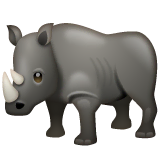 rhinoceros Emoji whatsapp