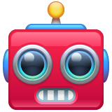 Robotergesicht Emoji WhatsApp