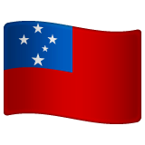 🇼🇸 Flag: Samoa Emoji on WhatsApp