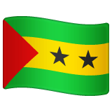 🇸🇹 Drapeau de Sao Tomé-et-Principe Émoji sur WhatsApp