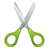 scissors Emoji whatsapp