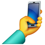 selfie Emoji whatsapp