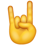sign-of-the-horns Emoji whatsapp