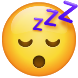 sleeping-face Emoji whatsapp